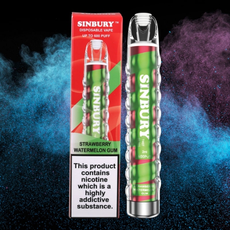 SINBURY Twist Series E-cigarette 2.0ML 20MG - Strawberry Watermelon Gum Flavor